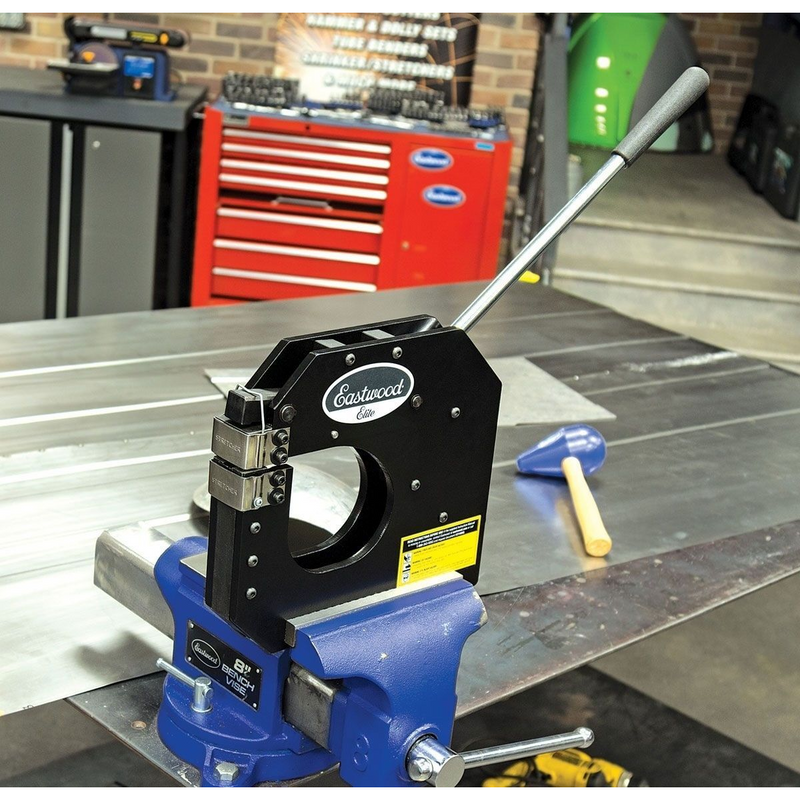Eastwood 21489 Elite Deep Jaw Shrinker Stretcher Mounted In Vice