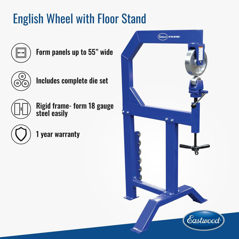 Eastwood English Wheel With Stand Specs