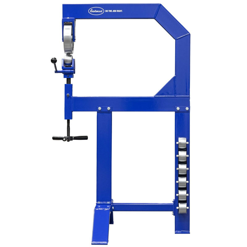 Eastwood English Wheel With Stand - Side With Anvil Rack
