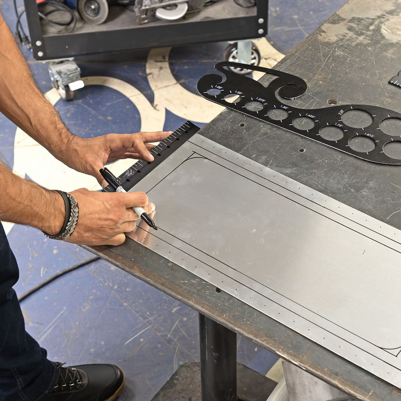 Jamey Jordan Signature Series Edge Layout Tool In Use