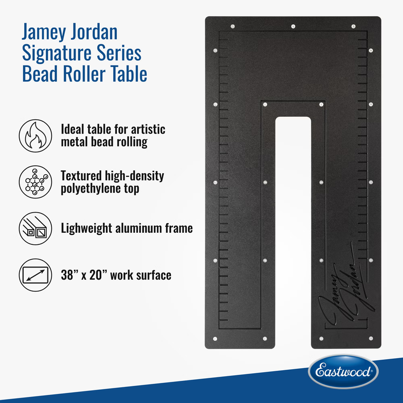 Jamey Jordan Signature Bead Roller Table Details