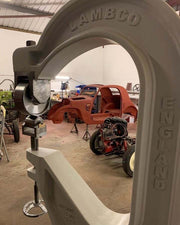 Lambco 30" Cast Iron English Wheel Close Up