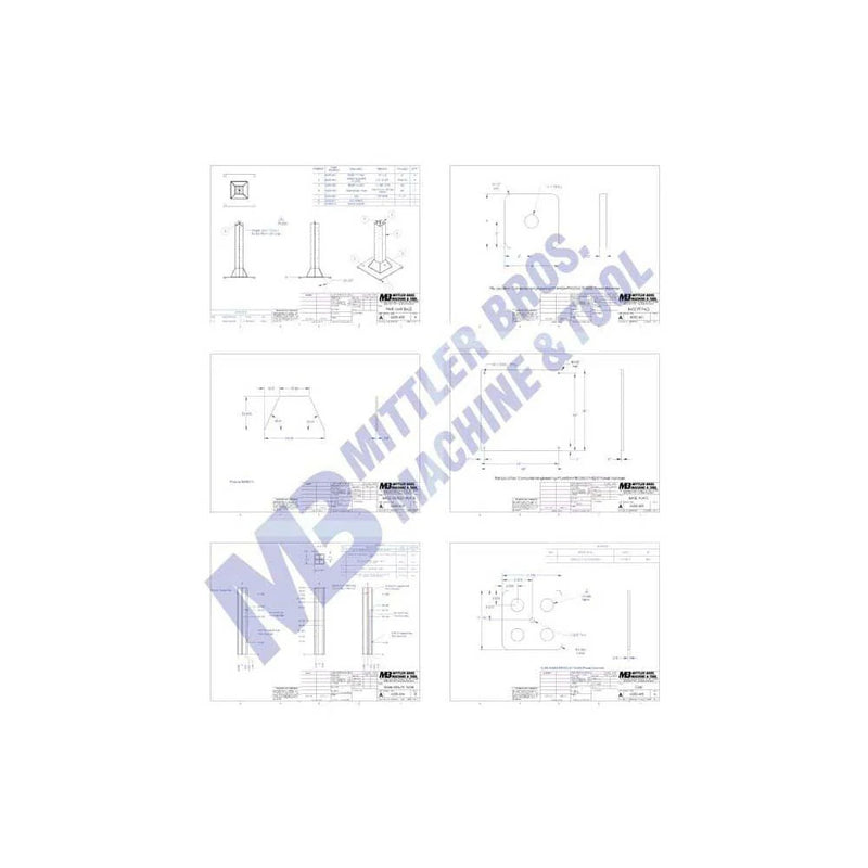 Mittler Bros. DIY Power Hammer Kit Drawings 2