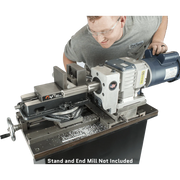 Pro-Tool Endmill Pipe and Tube Notcher In Use