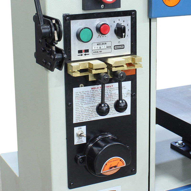 Baileigh BSV-12VS-V2 Vertical Bandsaw Blade Shear, Welder and Grinder