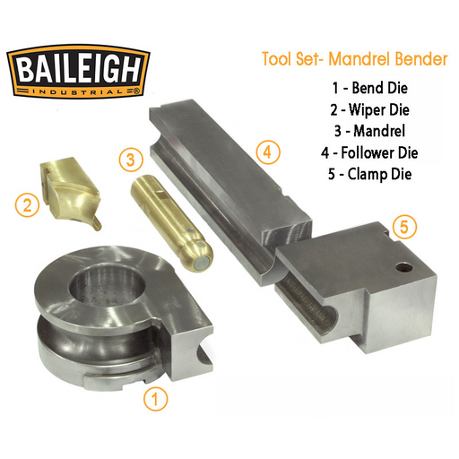 Baileigh MB350 Mandrel Bender - Tooling
