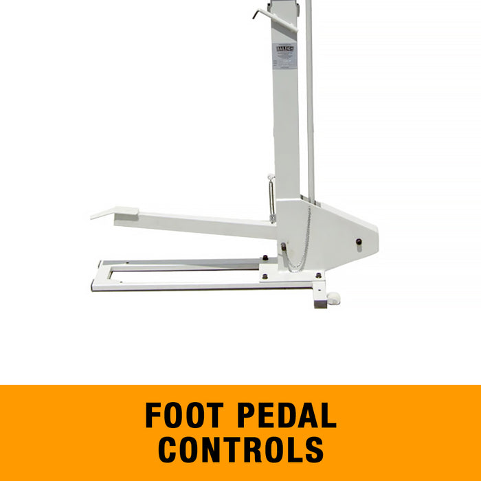 Baileigh MSS-16F Shrinker Stretcher Foot Pedal Controls