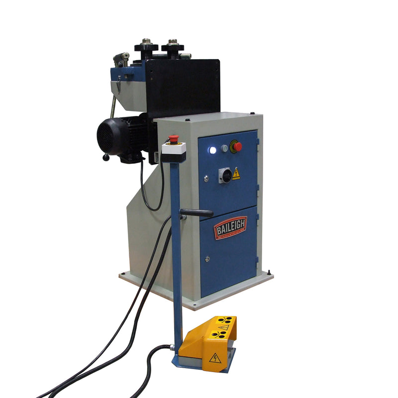 Baileigh R-M10E Ring Roller Head Tilted