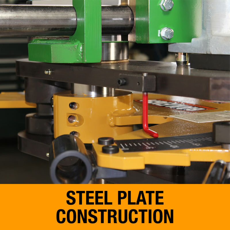 Baileigh RDB-100 Manual Tube Bender Steel Plate Construction