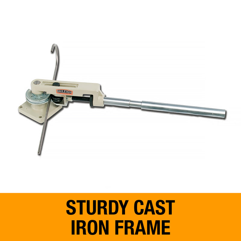 Baileigh RDB-25 Manual Tube Bender Sturdy Iron Frame