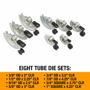 Baileigh RDB-25 Manual Tube Bender Dies