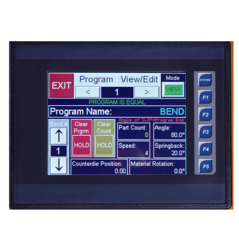 Baileigh RDB-480 Touch Screen