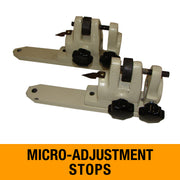 Baileigh SF-5216 Manual Foot Shear Micro Adjust Back Stops