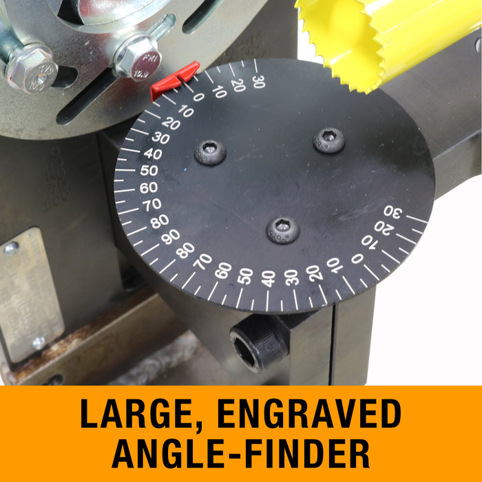 Baileigh TN-250 Tube Notcher Angle-Finder