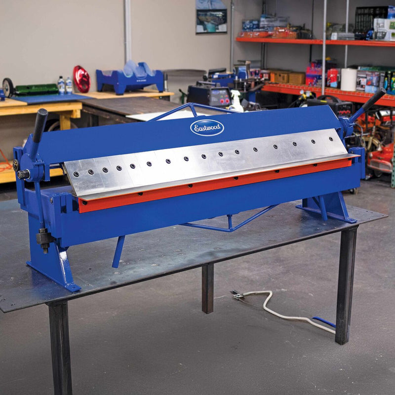 Eastwood 48" Box and Pan Brake On Workbench