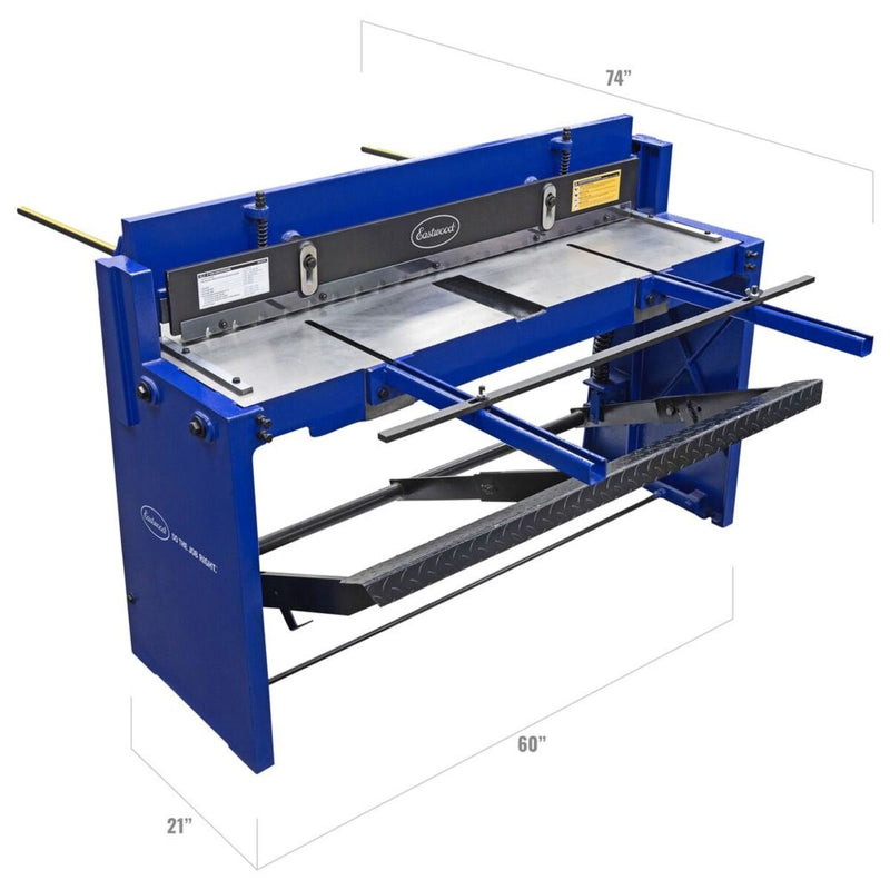 Eastwood 52" Stomp Shear Dimensions