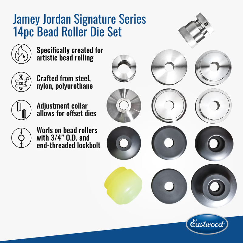 Jamey Jordan 14pc Artistic Bead Roll Set Details