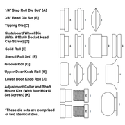 Jamey Jordan 14pc Artistic Bead Roll Set Contents