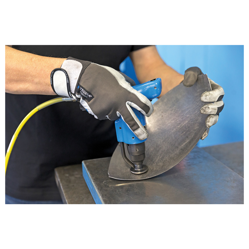 Eckold GL2 Handheld Planishing Hammer In Use