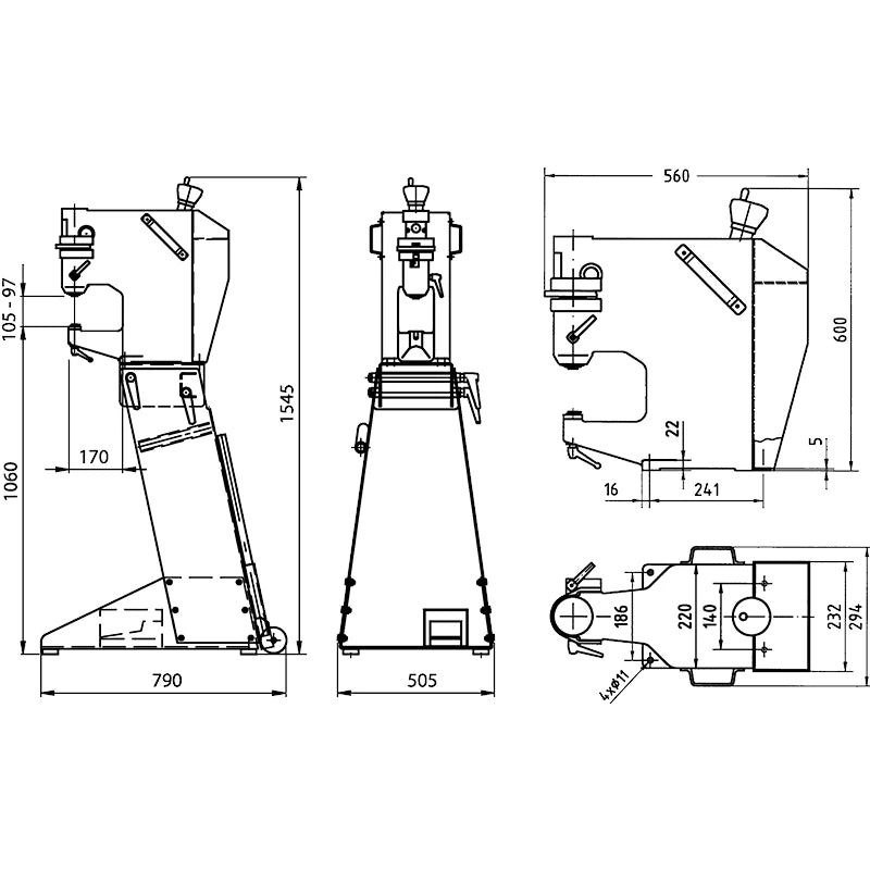 Eckold Kraftformer KF 170 PD Drawing