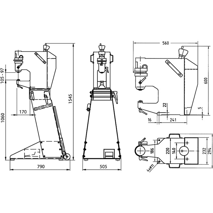 Eckold Kraftformer KF 170 PD Drawing