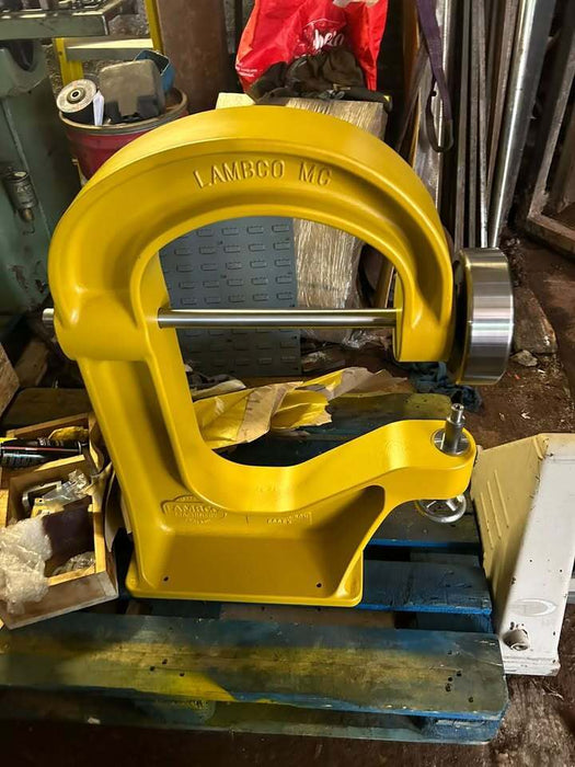 Lambco 18" MC Cast Iron English Wheel Yellow