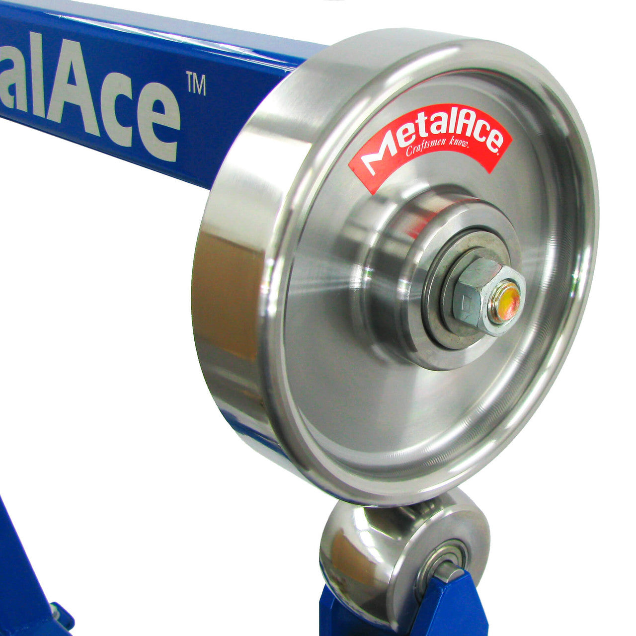 MetalAce 22B English Wheel 8" upper wheel and lower anvil