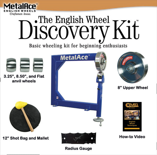MetalAce English Wheel Discovery Kit components