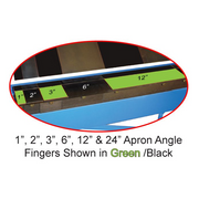 Mittler Bros 24" Ultimate Box and Pan Brake - Apron angle fingers