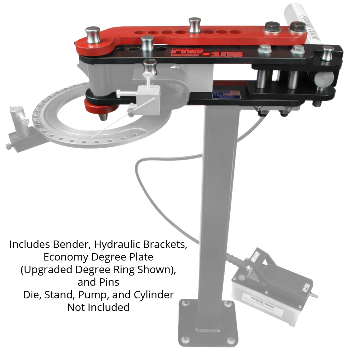 Pro-Tools Hydraulic 105 Series Heavy Duty Pipe and Tube Bender - Base Kit